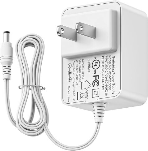 ZOSI DC 12V 2A US CCTV Power Supply Adapter for Home Security Camera Surveillance System in Kuwait