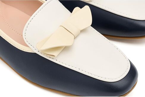 Cole Haan Women's Shoes - Payson Soft Construction Bow Penny Loafer, Midnight Moon Leather/Powder, 7.5-B US in Kuwait