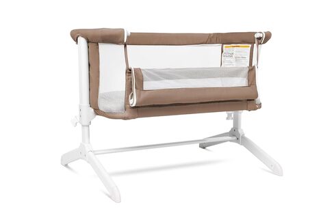 Baby Delight Beside Me Serenity Bassinet | Lightweight Bedside Sleeper & Baby Bassinet | 7-Position Height Adjustment | 100% GOTS Certified Organic Cotton Fabric | Organic Oat in Kuwait