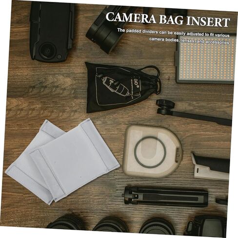 2pcs Travel Camera Bag Inserts Padded Dividers Shockproof Protection Forphotography Equipment in Kuwait