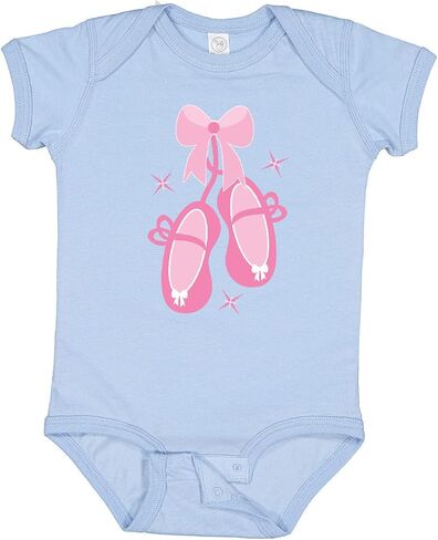 inktastic Ballerina Pink Ballet Slippers Baby Bodysuit in Kuwait