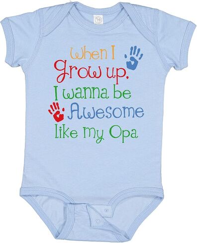 inktastic Awesome Like My Opa Baby Bodysuit in Kuwait