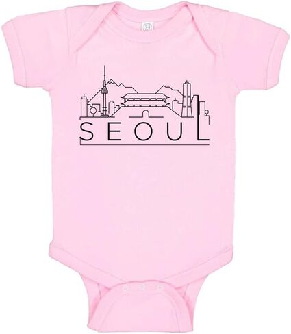 TATY Kids Skyline Seoul South Korea Baby Infant Bodysuit in Kuwait