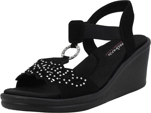 Skechers Women's Rumblers - Queen B Wedge Sandals in Kuwait