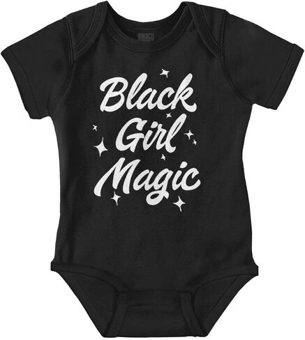 Brisco Brands Cute Black Girl Magic Melanin Queen Baby Bodysuit Jumper Girls in Kuwait