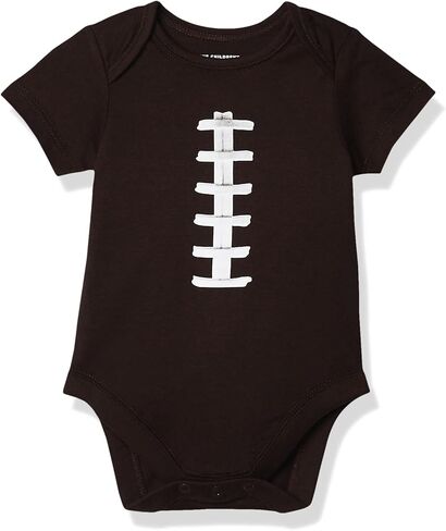 The Children's Place Baby Short Sleeve 100% Cotton Football Bodysuit in Kuwait