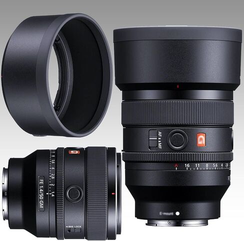 Ultimaxx Advanced Sony FE 50mm f/1.4 GM Lens Bundle - Includes: 2.2X Telephoto Zoom Lens Attachment, Protective UV Filter, Lens Hood, Universal Lens Cap Keeper & Much More (17pc Bundle) in Kuwait