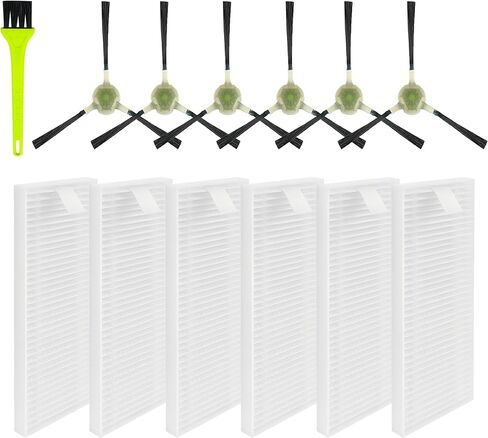 Replacement Parts for Lefant M210 M210S M213 OKP K2 K3 K4 K5 | Replacement set for Lefant M210 and OKP Life K2 K3 K4 K5.Filters,side brushes,cleaning tool included.Size 5.0x1.9 inch. in Kuwait