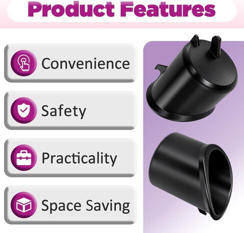 2 Pcs Cup Holder Compatible with Graco Triride 3-in-1 Car Seat | Fits Left & Right Side, Easy Install, High Durability in Kuwait