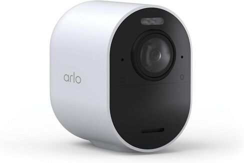 Arlo Ultra Add-On Security Camera 4K HDR (3rd Gen, 2025 Release) - Requires SmartHub, Wireless Outdoor Camera, Battery Power, Emergency Response, Event Caption, 1 Cam, White (Renewed) in Kuwait