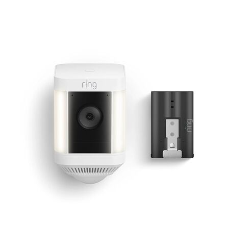 Ring Spotlight Cam Plus, Battery with extra Quick Release Battery in Kuwait