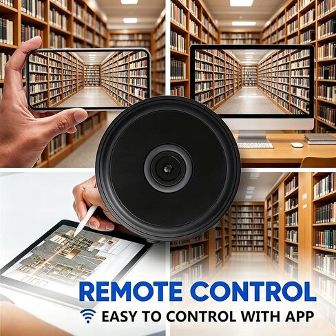 4Packs WiFi Hidden Camera 1080P Night Vision Home Security Cam Video Only | Portable Wireless Indoor Cam, Motion Detection, Remote Live Viewing, Easy Setup for Home Pet Baby Surveillance in Kuwait