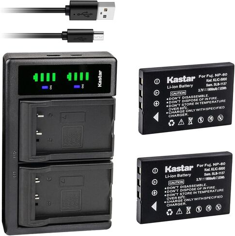 Kastar LTD2 USB Battery Charger Replacement for HP Photosmart R725, Photosmart R727, Photosmart R817, Photosmart R818, Photosmart R827, Photosmart R837, Photosmart R927, Photosmart R937 in Kuwait
