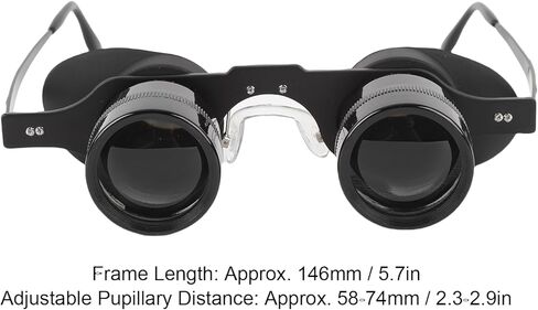 10X Binocular Glasses, Portable Fishing Binoculars HD Lens, Professional Multipurpose Folding Eyeglasses for Concerts Theater Opera Bird Watching Sports in Kuwait