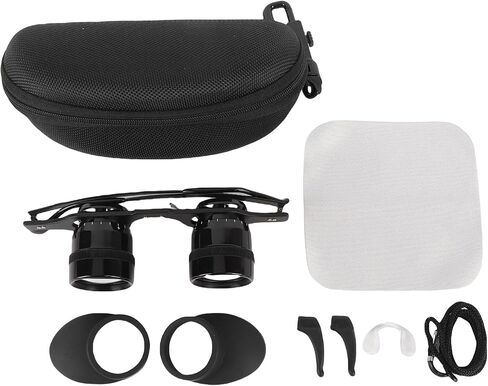 10X Binocular Glasses, Portable Fishing Binoculars HD Lens, Professional Multipurpose Folding Eyeglasses for Concerts Theater Opera Bird Watching Sports in Kuwait