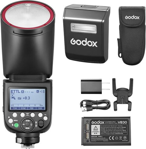 Godox V1Pro N V1Pro-N Camera Flash Speedlight Godox V1-N Upgraded Version for Nikon Cameras in Kuwait