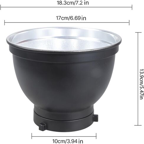 Studio 55° Standard Photography Light Reflector for Honeycombed Spotlights Cover Light Shaping Tools in Kuwait