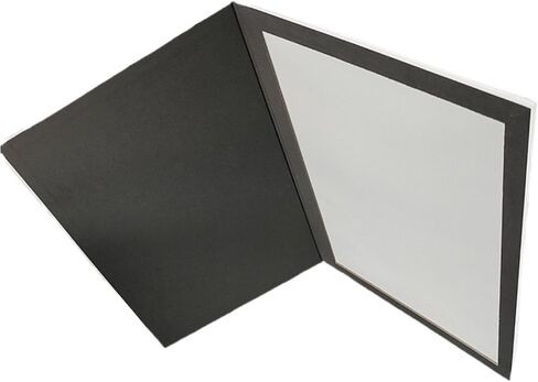 Light Reflector Board Photography Reflector Foldable Diffuser Panel Cardpaper Foldable Design Self Standing Double Sided Suitable for, Black White in Kuwait