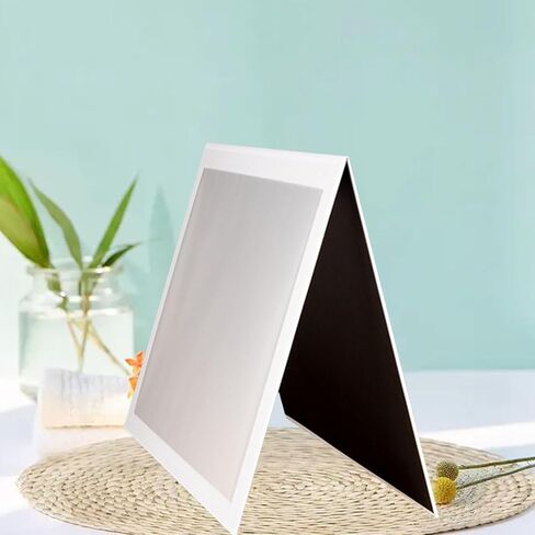 Light Reflector Board Photography Reflector Foldable Diffuser Panel Cardpaper Foldable Design Self Standing Double Sided Suitable for, Black White in Kuwait