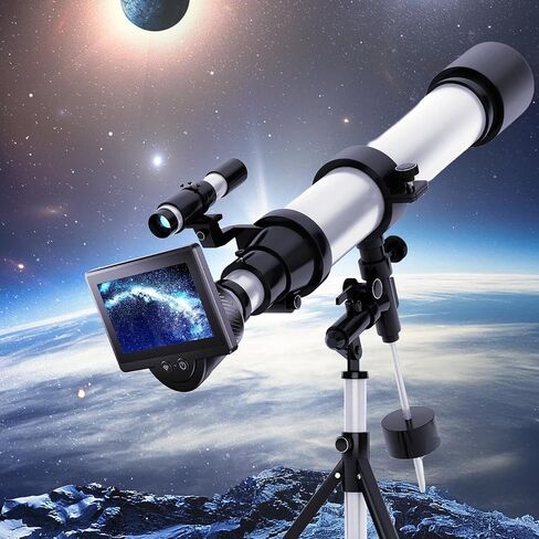 Wireless Electronic Eyepiece with 4.3 Inch Digital Screen for Telescopes and Microscopes Perfect for Outdoor Explorers in Kuwait