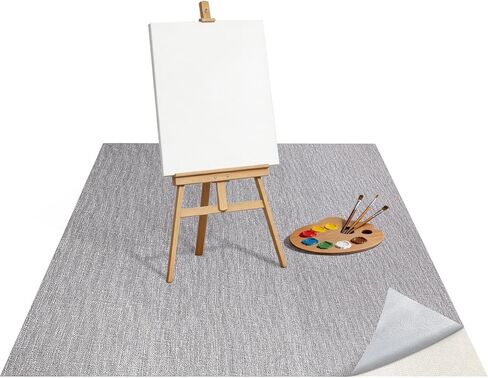 72" x 60" Craft & Painting Floor Mat, Extra Large Waterproof Splat Mat with Non-Slip Underlay, Washable Mess Mat for Arts, Crafts, Painting and Playdough in Kuwait