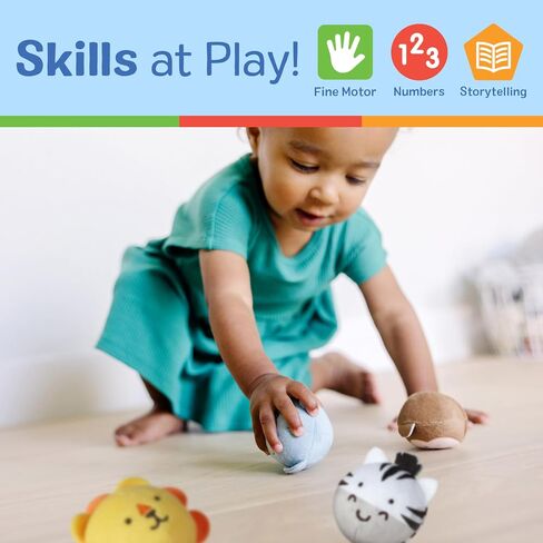 Melissa & Doug Rollables Safari and Farm Friends Infant and Toddler Toy 2-Pack in Kuwait