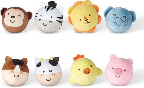 Melissa & Doug Rollables Safari and Farm Friends Infant and Toddler Toy 2-Pack in Kuwait