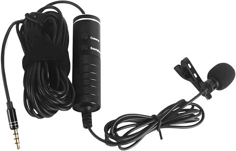 Omnidirectional Lavalier Mic for Presentations Blogging and Public Speaking with 5M Cable Plug and Play Mic in Kuwait
