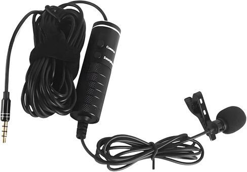 Omnidirectional Lavalier Mic for Presentations Blogging and Public Speaking with 5M Cable Plug and Play Mic in Kuwait