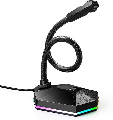 Computer Microphone Light-Emitting Flexible Free Drive Sound Card Noise Reduction in Kuwait