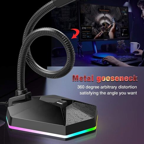 Computer Microphone Light-Emitting Flexible Free Drive Sound Card Noise Reduction in Kuwait