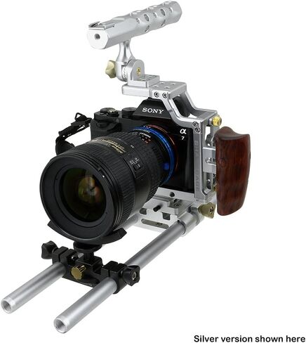 Fotodiox Pro Cinema Black Sharkcage for Sony a7-Series Cameras (a7, a7R, a7S) - Skeleton Housing, Protective Video Cage in Kuwait