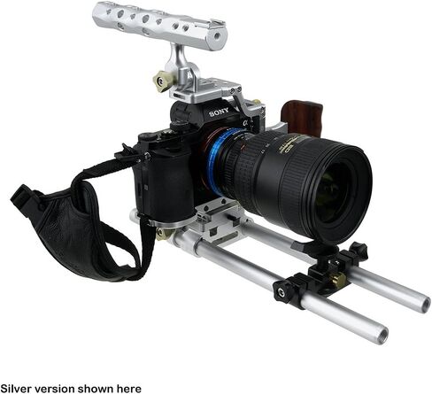 Fotodiox Pro Cinema Black Sharkcage for Sony a7-Series Cameras (a7, a7R, a7S) - Skeleton Housing, Protective Video Cage in Kuwait