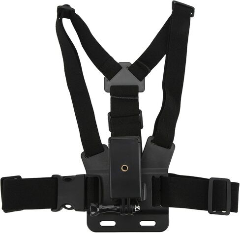 Mobile Phone Chest Strap Harness Mount Head Strap Holder Kit, Phone Chest Mount Harness Holder Mobile Phone Strap Clip for Video Recording Camera Harness in Kuwait