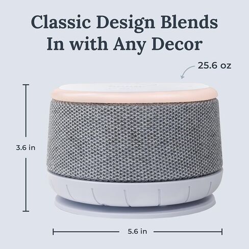 Yogasleep Dohm Nova White Noise Sound Machine, Better Sleep for Babies & Adults. Includes Night Light, 10 Fan Speeds & Calming Pink Noise for Louder Noise Masking. Noise Canceling for Office Privacy. in Kuwait