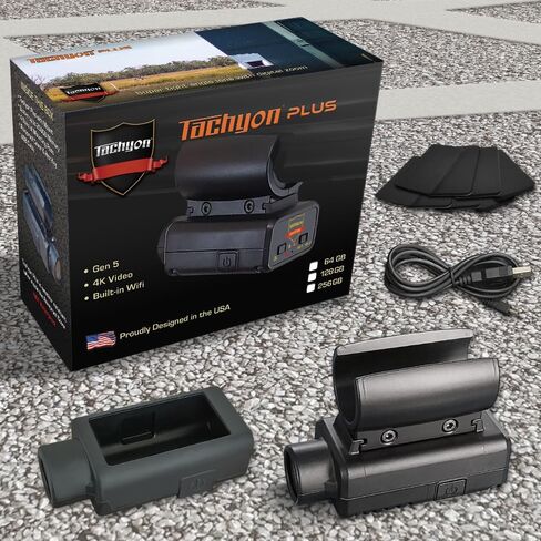 TACHYON 4K GunCam Plus - Built-in 64GB Memory, WiFi and App to iOS and Android. for Shotgun Sports. Sporting Clays, Trap, Skeet, Hunting, Shotgun Camera in Saudi Arabia