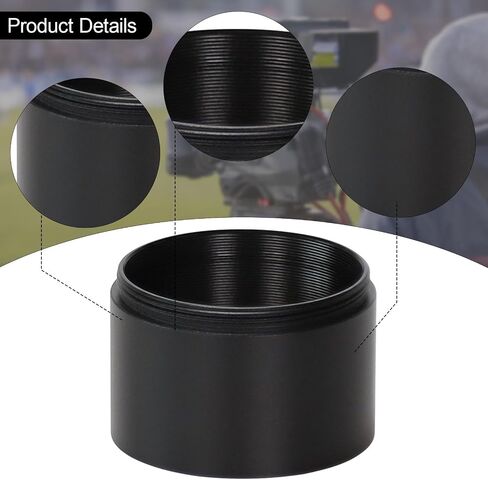 M42x1mm Thread Telescope Extension, 1.73x1.14 inch Focal Length Adapter, Compact Metal Tube for Astronomy in Saudi Arabia