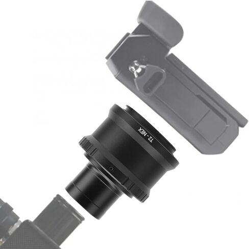 1.25in T Mount Telescope Adapter Ring for E Mount Mirrorless Camera, Aluminum Alloy Metal T2-E Adapter with M42x0.75 Interface, Lightweight Accessory for Astrophotography in Kuwait
