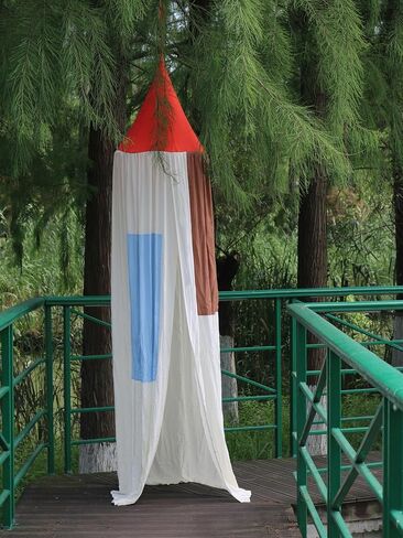 Kids Canopy Mosquito Net with Patch for Bed Hanging Tent Curtain Reading Nook Play Room Decor in Kuwait