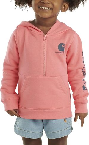 Carhartt girls Long-sleeve Half-zip Hooded Sweatshirt in Kuwait