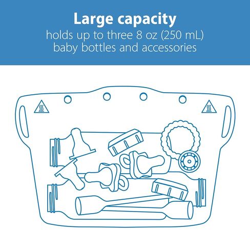 Dr. Brown's Reusable Silicone & Disposable Plastic Microwave Steam Sterilizer Bags for Baby Bottles, Breast Pump Parts & Pacifiers - 5-Pack in Kuwait
