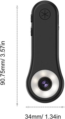 Dpofirs 200X Microscope Lens, 18 LED CPL Polarizing Universal Phone Microscope, 1000X Zoom with Clip On for Jewelry Inspection in Kuwait