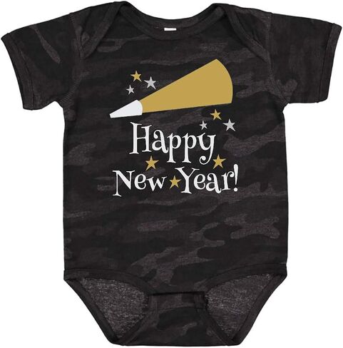 inktastic Happy New Year Holiday Baby Bodysuit in Kuwait