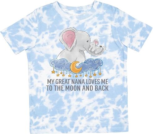 inktastic I Love My Great Nana Elephant Family Toddler T-Shirt in Kuwait