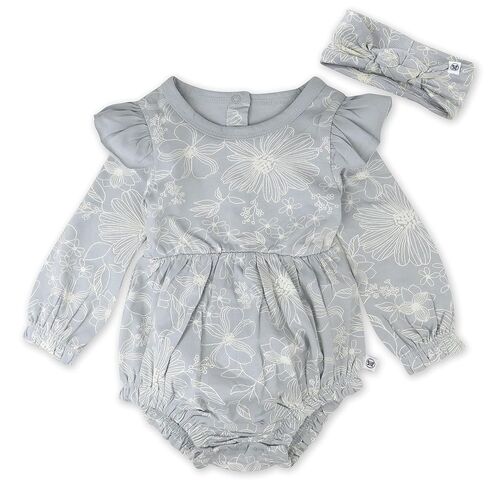 HonestBaby Multipack Short Romper Sets and Dresses 100% Organic Cotton for Infant Baby, Toddler Boys, Girls, Unisex (LEGACY), Tiger Time, 24 Months in Kuwait