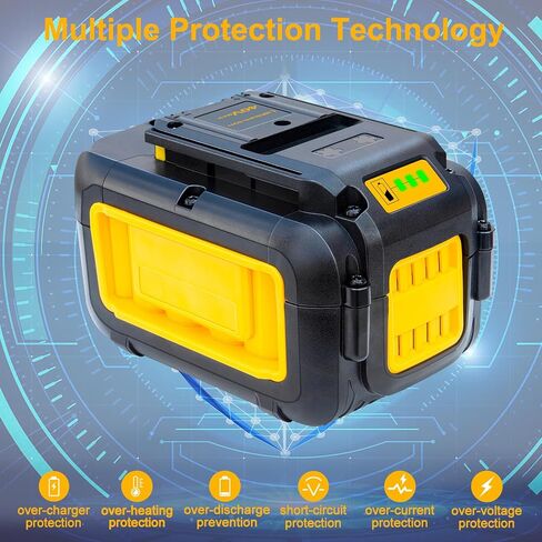 DTK 7.5Ah Replacement for Dewalt 40V Battery DCB404 DCB406 DCB407 DCB114 in Kuwait