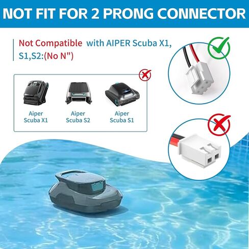 3.0Ah Replacement Battery for Aiper Scuba SE Cordless Pool Vacuum Cleaner | Upgrade from 2600mAh to 3000mAh Battery Only compatible with Aiper Scuba SE Cordless Pool Vacuum Cleaner in Kuwait