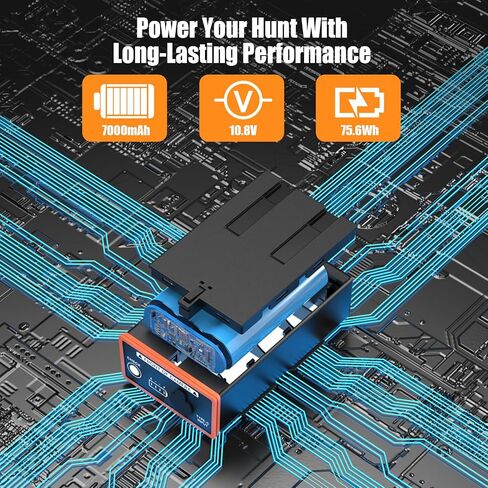 7000Mah Rechargeable Battery for Edge Trail Camera Lithium-Ion Battery | Compatible with Moultrie Edge, Edge PRO, Edge 2, Edge 2 PRO,Edge 3,Edge 3 PRO Pack of 2 in Saudi Arabia