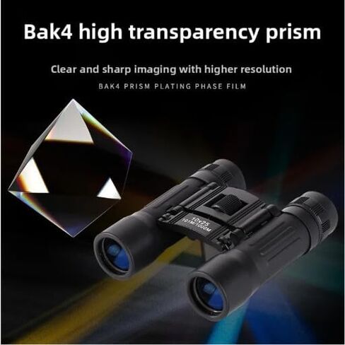 10x25 Compact Waterproof Mini Pocket Binoculars for Adults Bird Watching Travel Concert Hunting in Kuwait