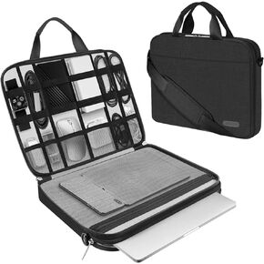 ARVOK 15 15.6 16 Inch Laptop Sleeve Case with Strap, Notebook Computer Briefcase Carrying Bag for HP/Dell/Lenovo/Asus/Acer